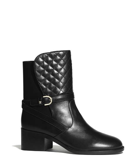 chanel black ankle boots|Chanel ankle boots for women.